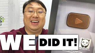 Bronze YouTube Play Button for 25,000 Subscribers... We did it!!