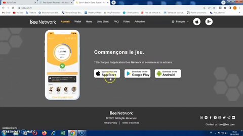 Gagner Crypto Bee Jouant Jeux Minage Application Projet