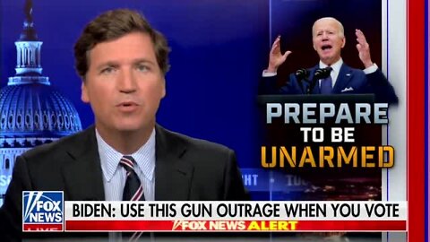 Tucker Slams Biden’s Gun Control Speech: ‘Disarming You Is The Point’