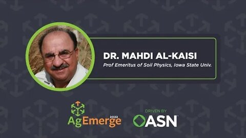 AgEmerge Podcast 094 with Dr. Mahdi Al-Kaisi