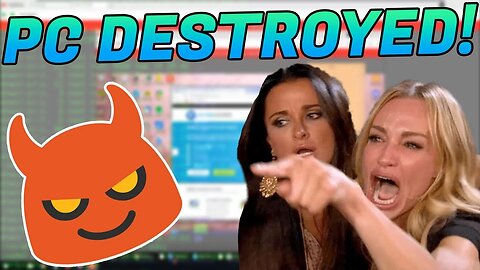 Idiot GIRL SCAMMER Gets Her PC Destroyed!