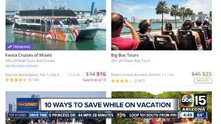 10 ways to save while on vacation