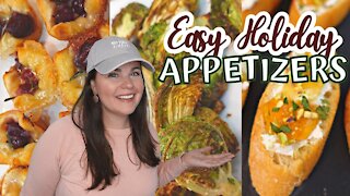 EASY HOLIDAY APPETIZERS | HOLIDAY PARTY APPETIZERS | AMBER AT HOME