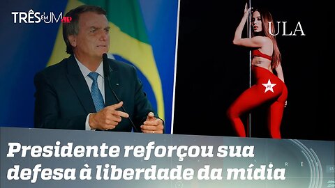 Bolsonaro ironiza apoio de Anitta à candidatura presidencial de Lula
