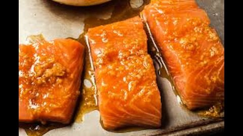 Soya marinated salmon ? 🔥🐟