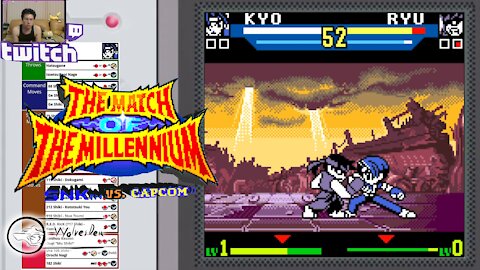 (NeoGeo Pocket Color) SNK vs. Capcom Match of the Millennium - 02-2 - Kyo (good ending) - Lv Gamer