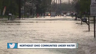Heavy flooding causes road closures across Northeast Ohio