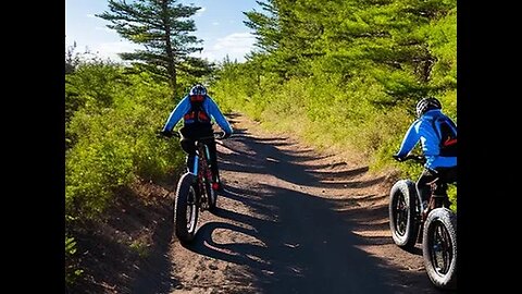 Chutes and Backyard Trails on our Fatbikes ( Fatback Rhino )