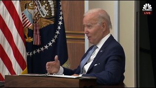 Biden: Americans Think We're In Recession Because They Didn't Get A Govt Check