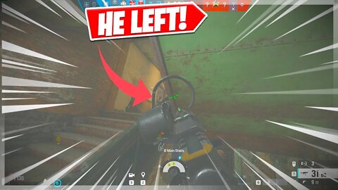 CRAZIEST 1 Tap HE LEFT THE GAME (Rage Quit) | Rainbow Six Siege #shorts