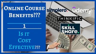 The benefits of online courses | #growth4biz #costeffective #tips
