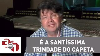 Marcelo Madureira: "É a santíssima trindade do capeta: Lula, Bolsonaro e Collor"