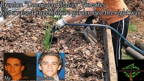 How to properly fill a hugelkulture raised garden bed and in situ worms - ft Brenton Thwaites