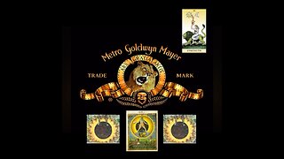 METRO GOLDWYN MAYER LION ROAR BLACK SUN SYMBOLISM