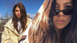 Kourtney Kardashian “CREEPED OUT” By Sofia Richie’s New Look