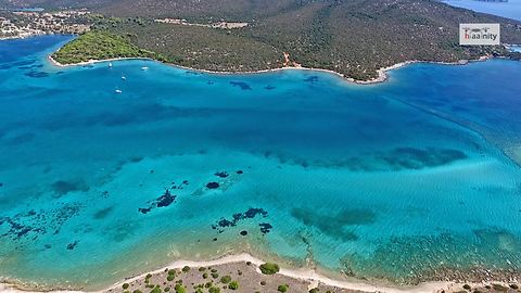 Drone captures tropical paradise of Petalioi, Greece