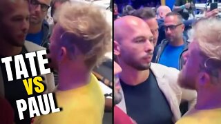 Andrew Tate Confronts Jake Paul in Public!😳😱