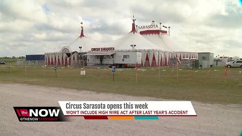 Circus Sarasota opens without high wire act after last year's accident