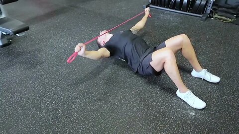 Thoracic Foam Roller Band Pull Apart