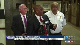 Tackling violent crime in Baltimore City, state leaders discuss crime plan