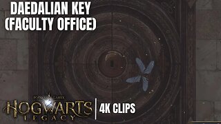 Daedalian Key In Faculty Office | Caretaker's Lunar Lament Main Quest | Hogwarts Legacy 4K Clips