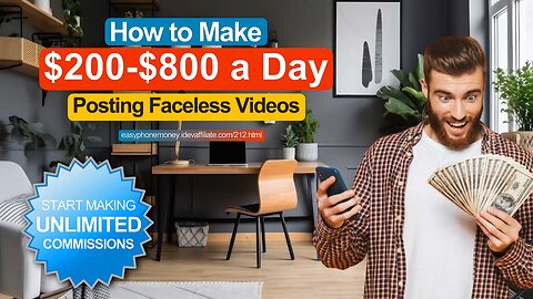 How to Make $200-$800 a Day Posting Faceless Videos - No Experience Required!