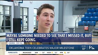 Oklahoma teen celebrates major milestone