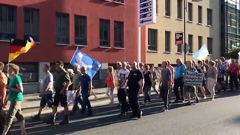 MONTAGSSPAZIERGANG - BAUTZEN, Kornmarkt, 08 07 2024, 180. MAHNWACHE 🕊