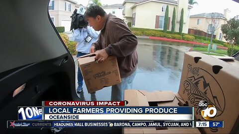 Oceanside farmer delivers fresh produce to customers during COVID-19 outbreak