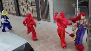 DANÇARINOS SUPER NINJAS DA CARRETA DA ALEGRIA FURACÃO, DANÇANDO FOFÃO, O MÁSKARA E PATATI, LIKE 20