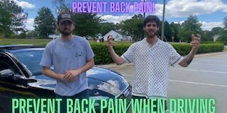PREVENT BACK PAIN AFTER DRIVING!! w/ DV WHITE