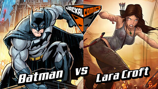 BATMAN Vs. LARA CROFT - Comic Book Battles: Who Would Win In A Fight?