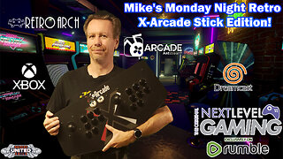 NLG Live: X-Arcade & Retroarch - Mike's Monday Night Retro!