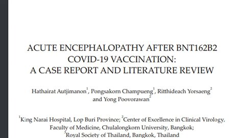 Encephalopathy After BNT162B2 COVID 19 Vaccination