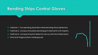 Bending Strips Control Gloves