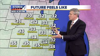 Record-breaking cold Wednesday
