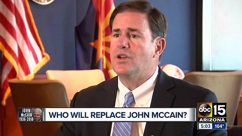Who is expected to replace late Senator John McCain