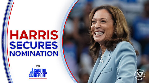 VP Kamala Harris Surpasses Delegate Threshold to Become Official Democratic Presidential Nominee