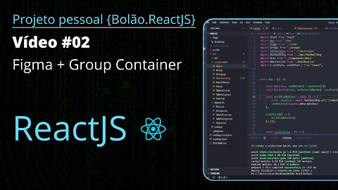 "Bolão" Web Project REACT - #2 (Figma + Group Container)