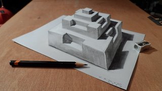 Drawing a 3D pyramid