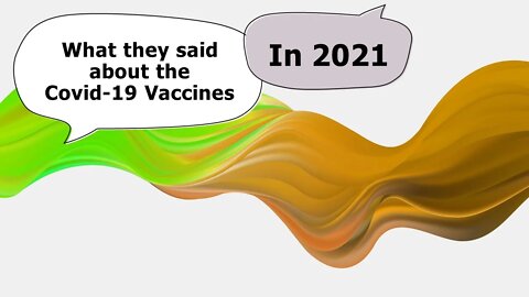 What they said about the Covid 19 Vaccines in 2021