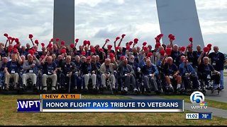 Honor Flight pays tribute to veterans