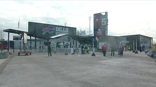 Bills fans enter the stadium for first time with new protocols