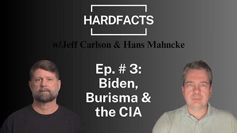 HARDFACTS w/Jeff Carlson & Hans Mahncke - Ep. #3 - Biden's Burisma Letter, GOP Budget Wars & Fauci's Secret CIA Meeting