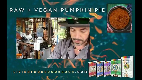 Raw + Vegan Pumpkin Pie