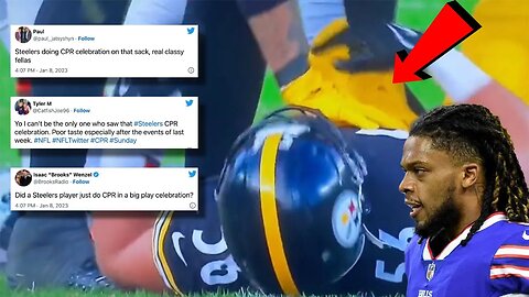 Steelers get SLAMMED on Twitter for CPR celebration after sack days after Damar Hamlin collapsed!