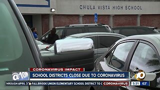 School districts close due to coronavirus