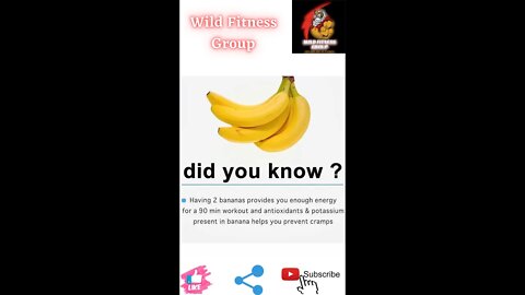 🔥Did you know about bananas🔥#fitness🔥#wildfitnessgroup🔥#shorts🔥