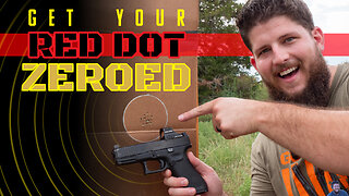 How to Sight In a Handgun Red Dot
