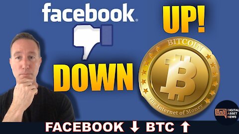 FACEBOOK INSTAGRAM & WHATSAPP DOWN! BITCOIN UP! HERE'S WHY.